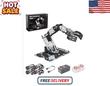 Programmable Multi-Axis Robotic Arm Blocks STEM Learning Toy with Remote Control