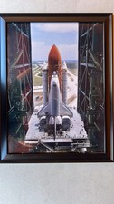 NASA Space Shuttle Framed Photo Set 3 Large 1 Small Wall Art 27 21