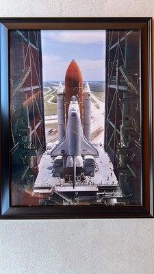 NASA Space Shuttle Framed Photo Set 3 Large 1 Small Wall Art 27 * 21