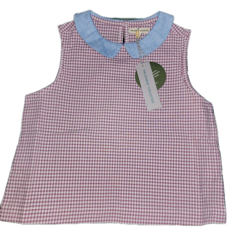 The Sunday Collective - Girls Blouse LAVENDER 10/11y NWT