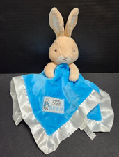2017 Beatrix Potter Peter Rabbit Good Little Bunny Blue Lovey Security Blanket