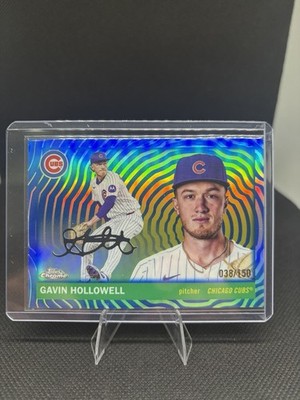 Ian Happ 2025 Topps Chrome Platinum Blue Vibrations Parallel #'d /150 #80 