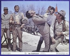THE UNDEFEATED ORIGINAL 11X14 LOBBY CARD #2 1969 JOHN WAYNE ROCK HUDSON