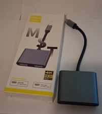USB-C HUB Adapter to HDMI 2 HDMI Ports4k HDR 60 FPS