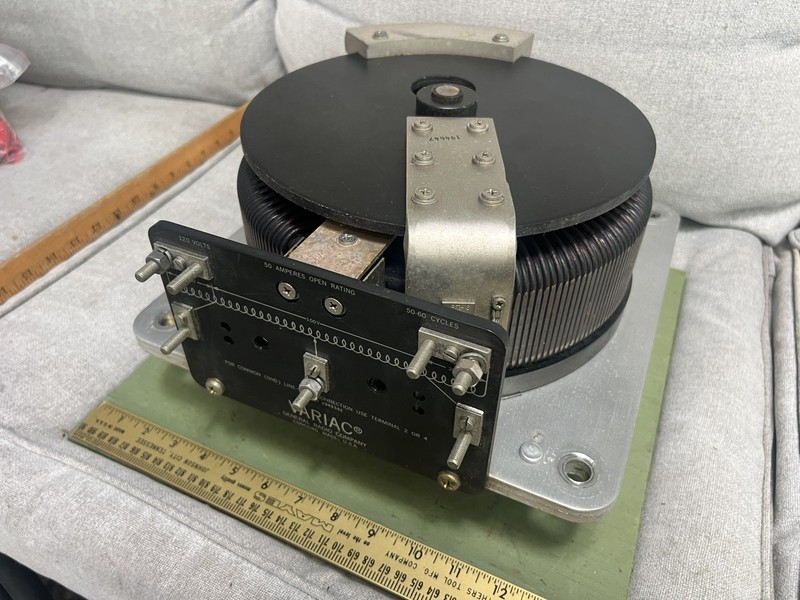 LARGE 50 AMP 140 VAC General Radio W50 VARIAC, used RFE Excellent Condition