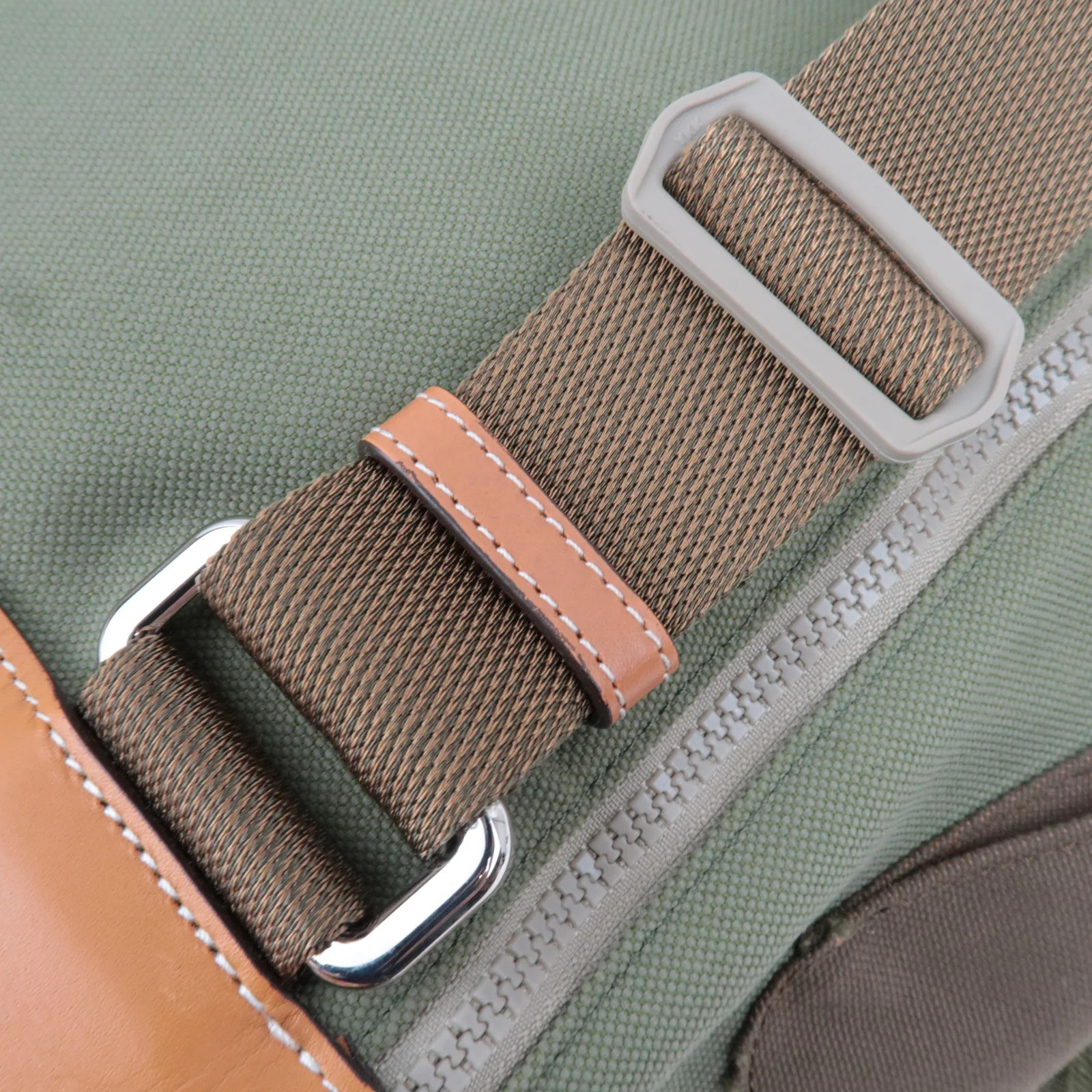 LOEWE Anagram Convertible Backpack Canvas Khaki A… - image 12