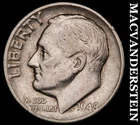 1948 Silver Roosevelt Dime-Scarce Better Date No Reserve #i3896