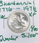 1976 S SILVER Bicentennial Washington Quarter BU UNC XF Details 40% Silver - 25J