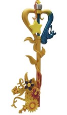 Kingdom of Hearts Flowers Destiny Embrace Keyblade Plastic Replica Cosplay32