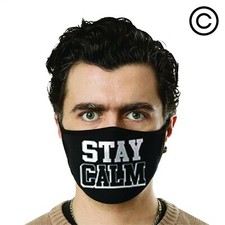 STAY CALM Cover your face - face mask