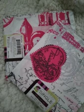 100% Cotton Fabric Single Fat Quarter-Eiffel Tower X2