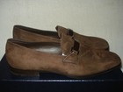 100% AUTHENTIC NEW MEN PRADA BROWN CHAMOIS SUEDE LOAFERS/DRIVERS UK 9.5/US 10.5 — photo 8