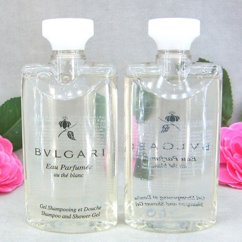 BVLGARI Eau Parfumee Au the Blanc Shampoo and Shower Gel 75 ml 🎀 1 x 75 ml  🎀 | eBay