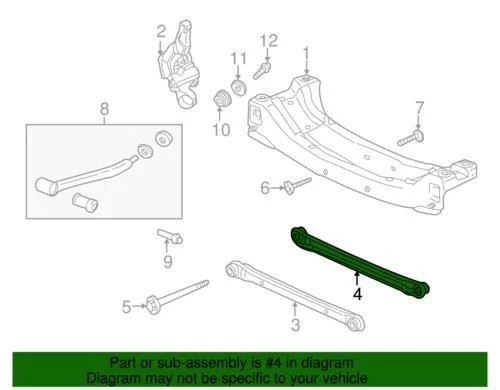 Varilla lateral trasera base Chevrolet Pontiac Oldsmobile genuina GM 1997-2005 22606764 Foto 2 de 2