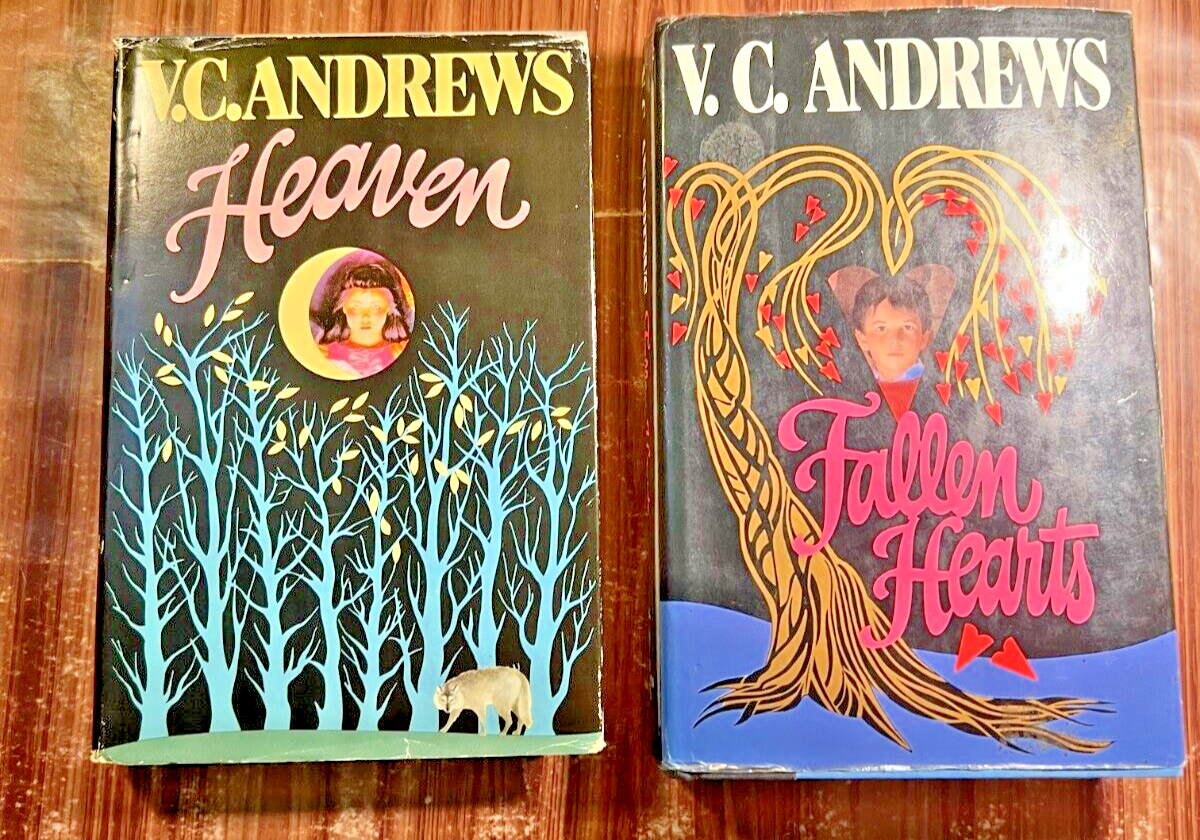 V.C. Andrews Hardcover Book Lot Fallen Hearts Heaven Vintage