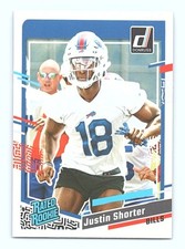 2023 Donruss #310 Justin Shorter Rated Rookie