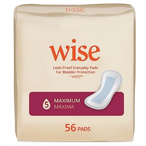 Incontinence Pads for Women Maximum Absorbency, Bladder Leakage & Odor