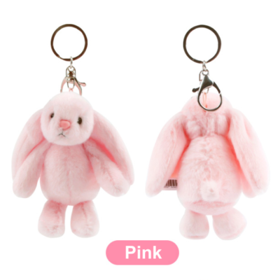 My Lovely Shasha Bunny Plush Keychain Set – 3pcs Bag Charm Rabbit