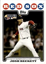 2008 Topps - Postseason Highlights #217 Josh Beckett