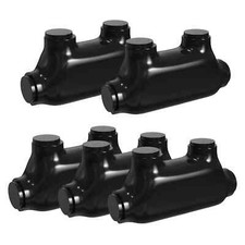 Insulated Inline Splice Connector 2/0-6 Gauge Wire Connectors Aluminum to Copper