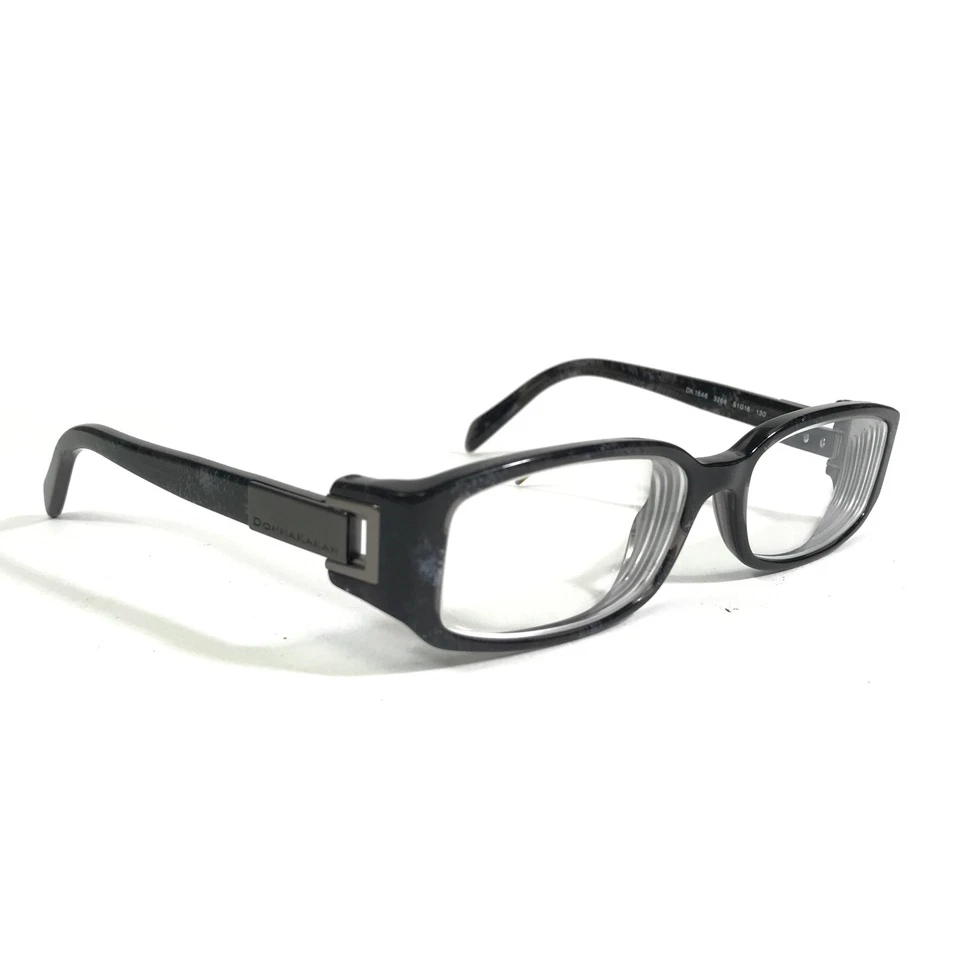 Armações de óculos Donna Karan DK 1546 3266 preto retangular aro completo 51-16-130 - Imagem 2 de 4