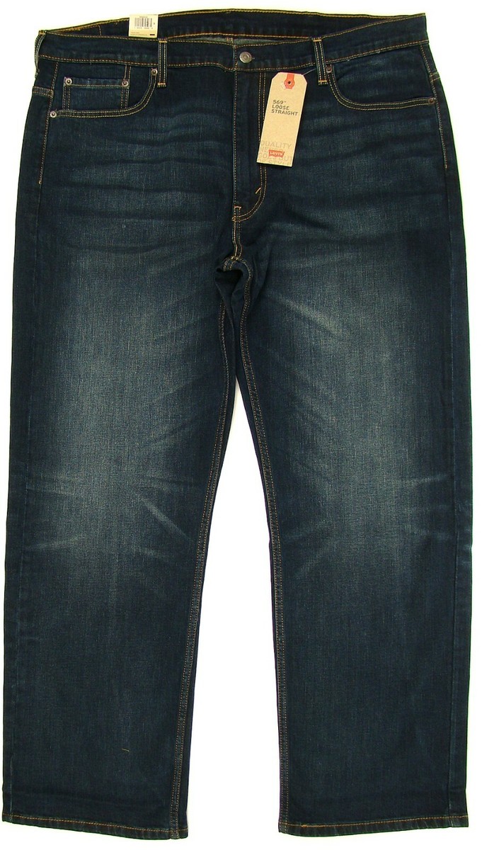 LEVI'S 569 loose straight baggy denim 0 Jeans Loose Blank Thrashed