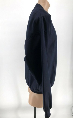 Augusta Sportswear V Neck Pull Over Golf Shirt Size Large DK Blue Navy - Picture 3 of 5