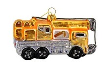 Glass Crane ornament