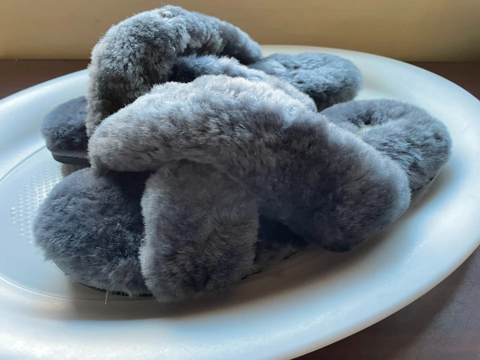 Patricia Green Mt. Hood Slippers SHOE Women's Size 10 GRAY NEW - Image 2 of 4