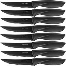 Home Hero Steak Knives Set Serrated Steak Knives Dishwasher Safe Steak Knifes 8 