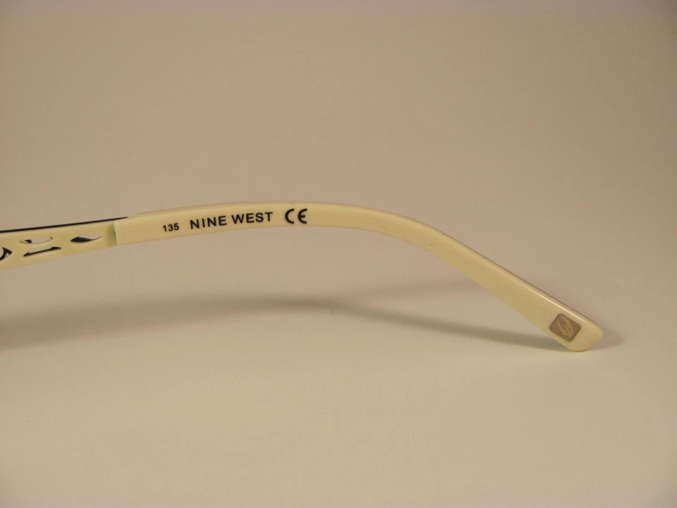 Nine West NW447 Women's Black & White Full-Rim RX Eyeglass Frames /w Hard Case - Изображение 4 из 4