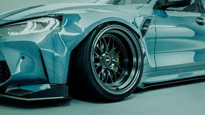 Anime artwork illustration cgi vehicle car bmw m3 stance Play Gaming Mat Desk