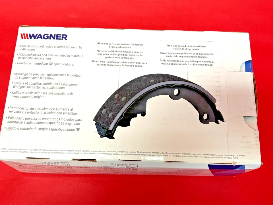 Zapata freno tambor Wagner Z874 para Mercedes-Benz SLS AMG CL63 AMG CL600. CL550 Foto 4 de 4