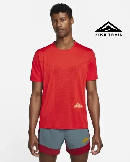 Nike Trail Dri-FIT Rise 365 Men's Running Gym Workout Top Shirt Red XL 2XL
Opens in a new window or