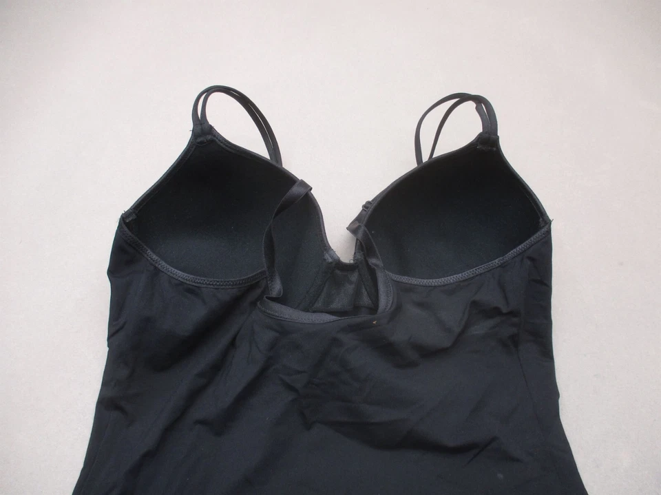 Camiseta sin mangas 36B Le Mystere para mujer forrada negra con aros cami moldeadora 8P Foto 4 de 4