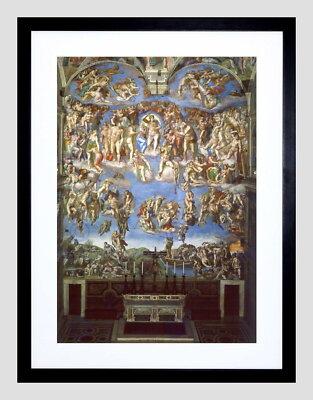 86221 MICHELANGELO THE LAST JUDGEMENT 1541 OLD Decor Wall Print Poster
