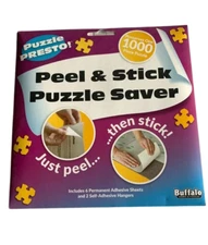 Puzzle Presto! Peel and Stick Puzzle Saver No Glue No Mess! buffalo Games