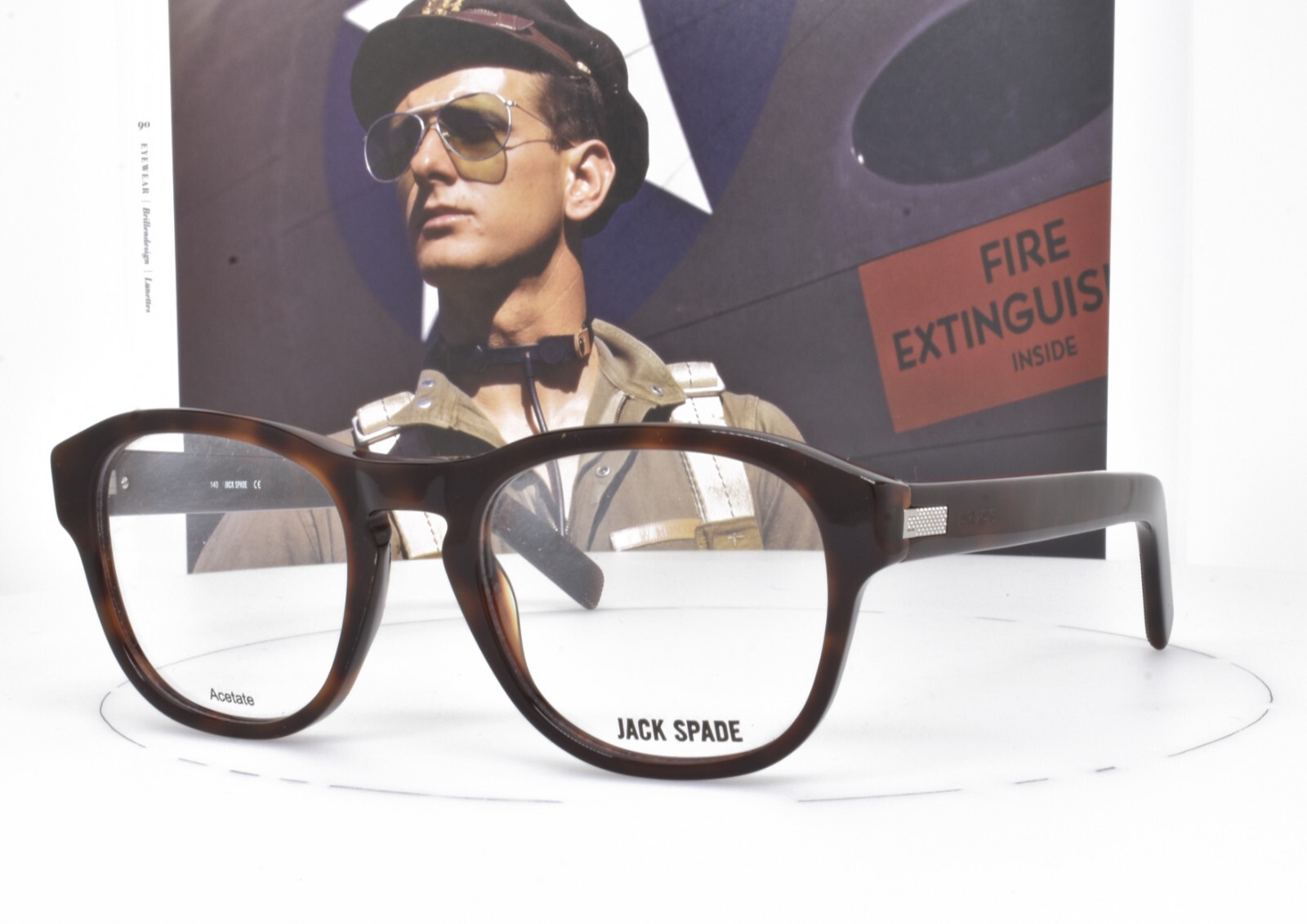 Очки Jack Spade Темно-коричневая черепаха 48-20-140 FREEMAN 0JLE