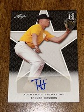 TREVOR HASKINS 2020 Leaf Perfect Game Black AUTOGRAPH #/50 STANFORD CARDINAL