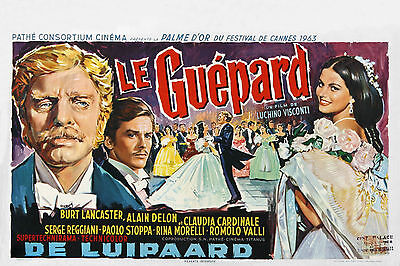 Il Gattopardo The Leopard Poster Burt Lancaster Alain Delon Claudia Cardinale Ebay