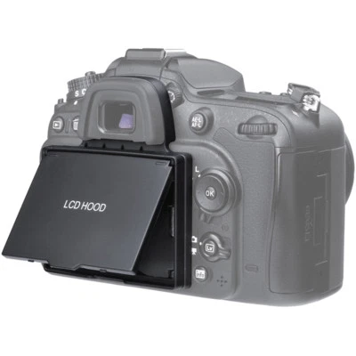 LCD Screen Protector Pop-up Sun Shade Hood Cover for Nikon D7100 D7200 Camera - image 1 of 4