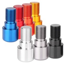 Pair 18mm Motorcycle Dirt Bike Handle Bar Handlebar Grips End Cap Plugs Slider