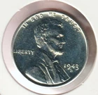 1943 WWII Lincoln Wheat Steel Penny US Uncirculated Cent War Collection Coin #78