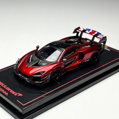 Collectible 1:64 McLaren Senna GTR Red Alloy Diecast Model Car