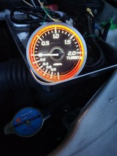 Defi Turbo Boost Racer Gauge Red 60mm Used From Japan