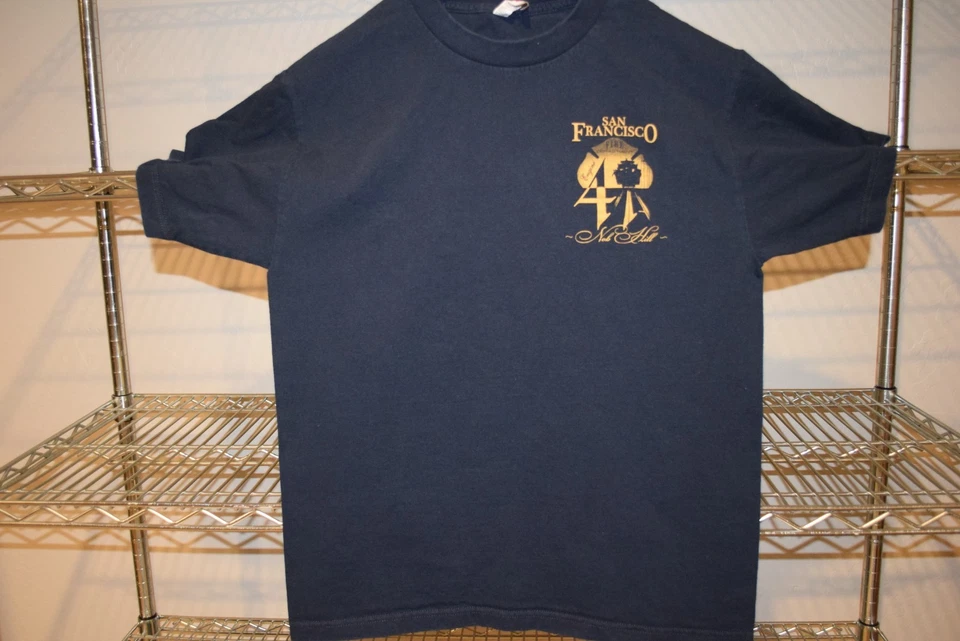 San Francisco Fire Dept Engine 41 Nob Hill California t shirt Medium - Image 2 of 4
