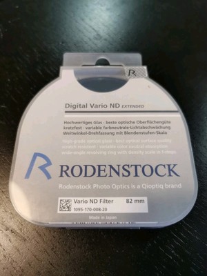 Rodenstock Vario ND extended 82mm variabler Graufilter 