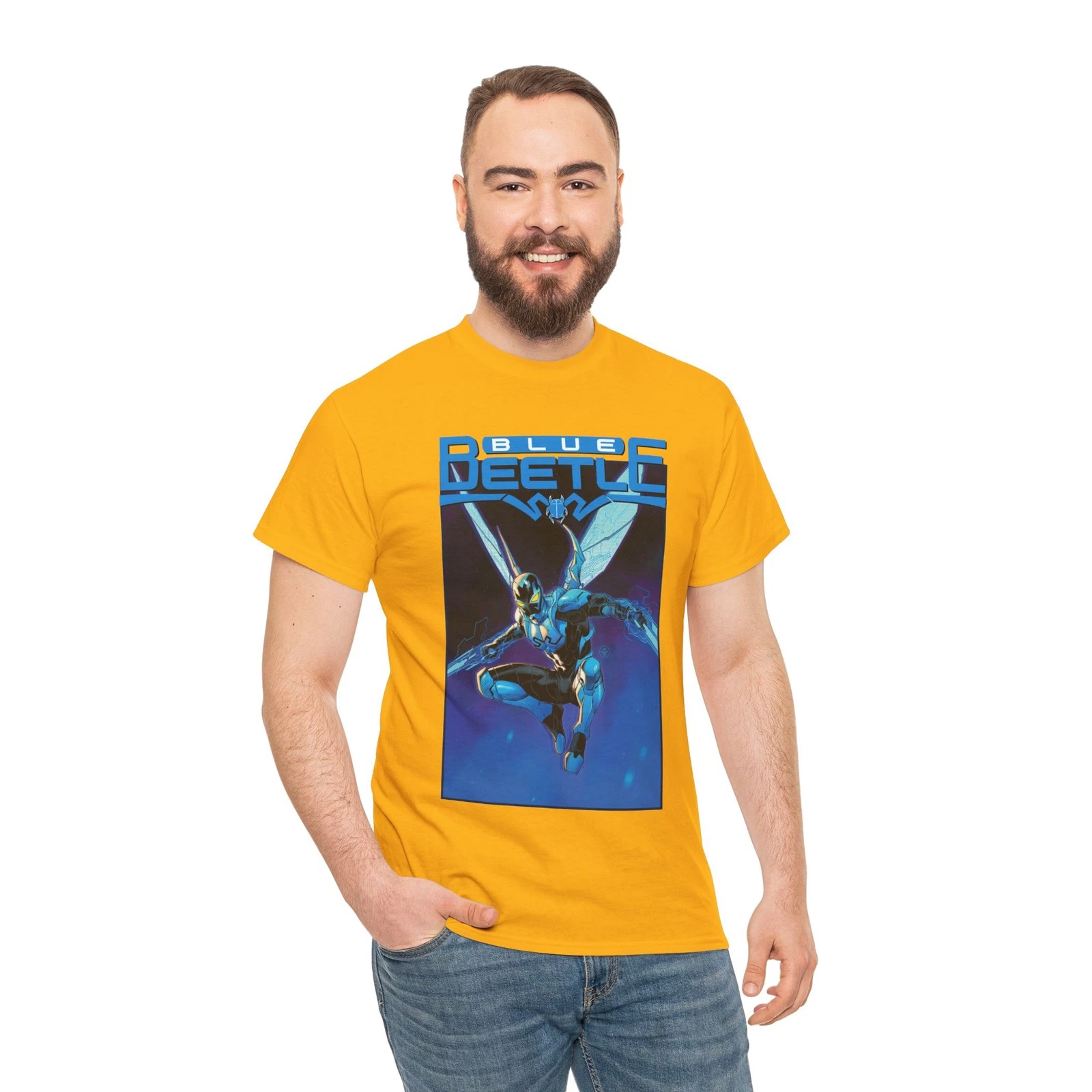 Blue Beetle T-Shirt - Dan Mora Art - Jaime Reyes - DC Comics