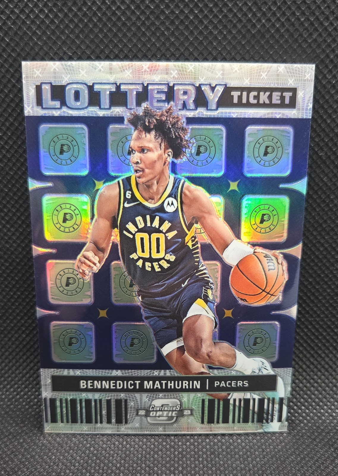 💥 2022-23 Panini Contenders Optic - Lottery Ticket Bennedict Mathurin #6 (RC)