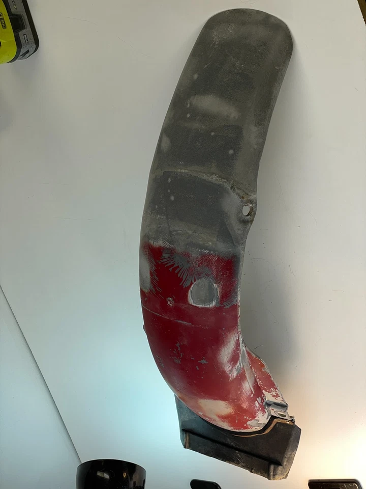 1973 1974 Honda CR250M Elsinore OEM REAR Fender Flap CR 250 Early 73 - Image 2 of 4